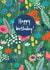 Pretty Birthday Card - Flowers - For Her created by martha and hepsie ltd