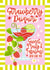 Arty Birthday Card - Cocktail - Strawberry Daiquiri created by Atwood & Atwood