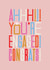 Fun Engagement Card – Kate Smith Co. - Colourful Text with Diamond Ring Icon created by Danilo