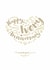 Classic Anniversary Card - 14th - Ivory created by Fatchair Print