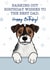 Cute Birthday Card - Jack Russell - For Dog Dad created by Choo Choo 