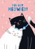 Cute Wedding Card - For Cat Lovers - Meowied - Cats created by Lucy Maggie Designs