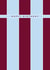 Classic Birthday Card - Aston Villa Football - Stripes created by Rebecca Prinn