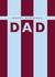 Classic Birthday Card - For Dad - Aston Villa created by Rebecca Prinn