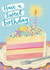 Classic Birthday Card - Have A Sweet Birthday - Cake created by Sydney Jo Designs