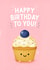 Cute Cupcake Birthday Card – Sweet & Fun Design created by AcuteDesign