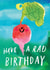 Cute Birthday Card - Rad - Radish created by Jelly Armchair