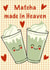 Cute Anniversary Card - Friendship Card - Love Card - Matcha Card - Just Because created by Linda Loves It!