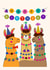 Cute Birthday Card - Party Llamas created by Irini Herzog