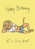 Funny Birthday Card - Sexy Beast created by YAMS