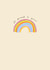Fun Congratulations Card - Rainbow - So Proud Of You created by URGHH Card Co.