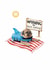 Funny Birthday/Just Because/Love & Friendship Card - Warning - Pug - Shark Sightings created by Beth Goodwin