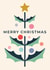 Arty Christmas Card - Holly Christmas Tree created by Taya Cosgrove