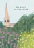 Classic Christening Card - Church Landscape created by Joy Jen Studio