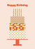 Classic Birthday Card - Retro Cake created by Sazerelli Designs