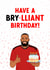 Funny Birthday Card - Bryan Mbeumo - Manchester United Football created by The Cake Thief