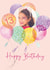 Classic Birthday Card - 13th - Balloons created by Orchard Design House