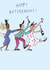 Classic Retirement Card - Conga Line created by Paperlink and Meraki Greeting Cards
