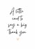 Classic Thank You Card - Little Card Big Thank You created by @hollielonglanddesigns