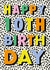 Classic 10th Birthday Card - Happy 10th Birthday - Polka Dot Design created by Hey Ves Designs