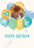 Classic Birthday Card - 10th - Birthday Balloons created by Orchard Design House