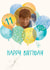 Classic Birthday Card - 11th - Birthday Balloons created by Orchard Design House