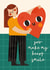 Cute Love & Friendship/Anniversary Card - You Make My Heart Smile - Giant Heart created by AbiGoLucky