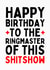 Fun Birthday Card - For Boss/Dad - Shitshow created by Sundiva Designs