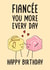 Cute Birthday Card - For Fiancée - French Fancies created by Stuck Shop Gifts