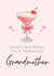 Classic Birthday Card - For Grandmother - Pink Cocktail created by Hello Fridays Studio
