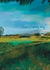 Arty Birthday Card - White Farmhouse - Landscape Painting created by Heidi Clawson Art