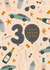 Classic 30th Birthday Card - For Him - James Bond Themed created by The Pattern Press