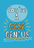 Fun Exams Card - You're A GCSE Genius - For Him created by Giddy Kipper