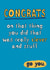Fun Congratulations/Exams Card - Congrats On That Thing You Did - Go You created by Giddy Kipper