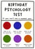 Funny Birthday Card - Colour Psychology Test - Birthday Drink created by The Merry Giraffe