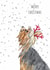 Yorkie Christmas Card created by Pippa & Paper