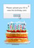 Funny Birthday Card - Ofcom Satire - Birthday Cake created by Pink Peach Cards