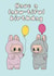 Cute labubu birthday card created by averageashhh