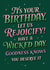 Pretty Birthday Card - Wicked - Rejoicify created by Sydney Jo Designs