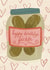Classic Birthday Card - Happy Birthday Pickle - Hearts created by Isobel Rose Illustration