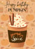 Cute autumn pumpkin spice latte drink card created by KingdomKards
