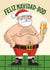 Funny Christmas Card - Dad Bod - Feliz Navidad-Bod created by AbiGoLucky