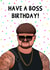 Funny Birthday Card - Ibiza Final Boss created by Swish & Scribble