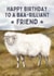 Cute Birthday Card - Brilliant Friend - Sheep created by Hello Fridays Studio
