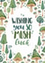 Fun Leaving/Good Luck Card - Wishing You So Mush Luck - Mushroom Pun created by Elena O'Neill