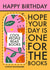 Cute Birthday Card - Cutout Bookmark - Cool People Read Books created by AbiGoLucky
