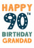 Classic Birthday Card - 90th - For Grandad created by Mint Maker Studio