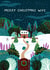 Classic Christmas Card - For Wife - Snowy Cottage created by Pear Tree Press