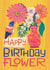 Pretty Birthday Card - Happy Birthday Flower created by Nicola B Studio