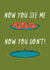 Funny Christmas Card - Now You See Me - Pigs In Blankets created by KATIE S